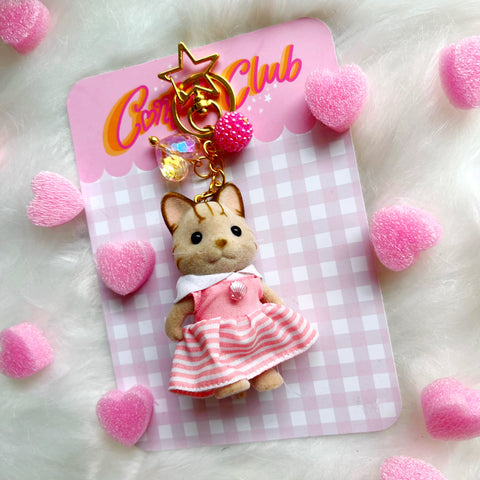 Pink Cat Sylvanian Bag Charm