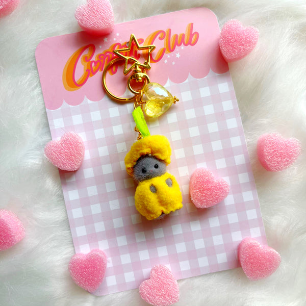 Mini Baby Cherry Cat Sylvanian Bag Charm