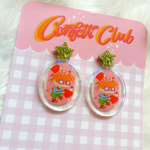 Chuckie Glitter Star Earrings