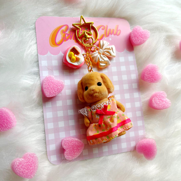 Pink Dog Sylvanian Bag Charm