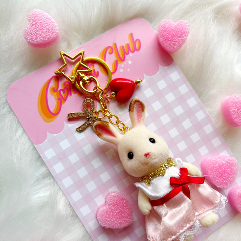 Bow Rabbit Sylvanian Bag Charm