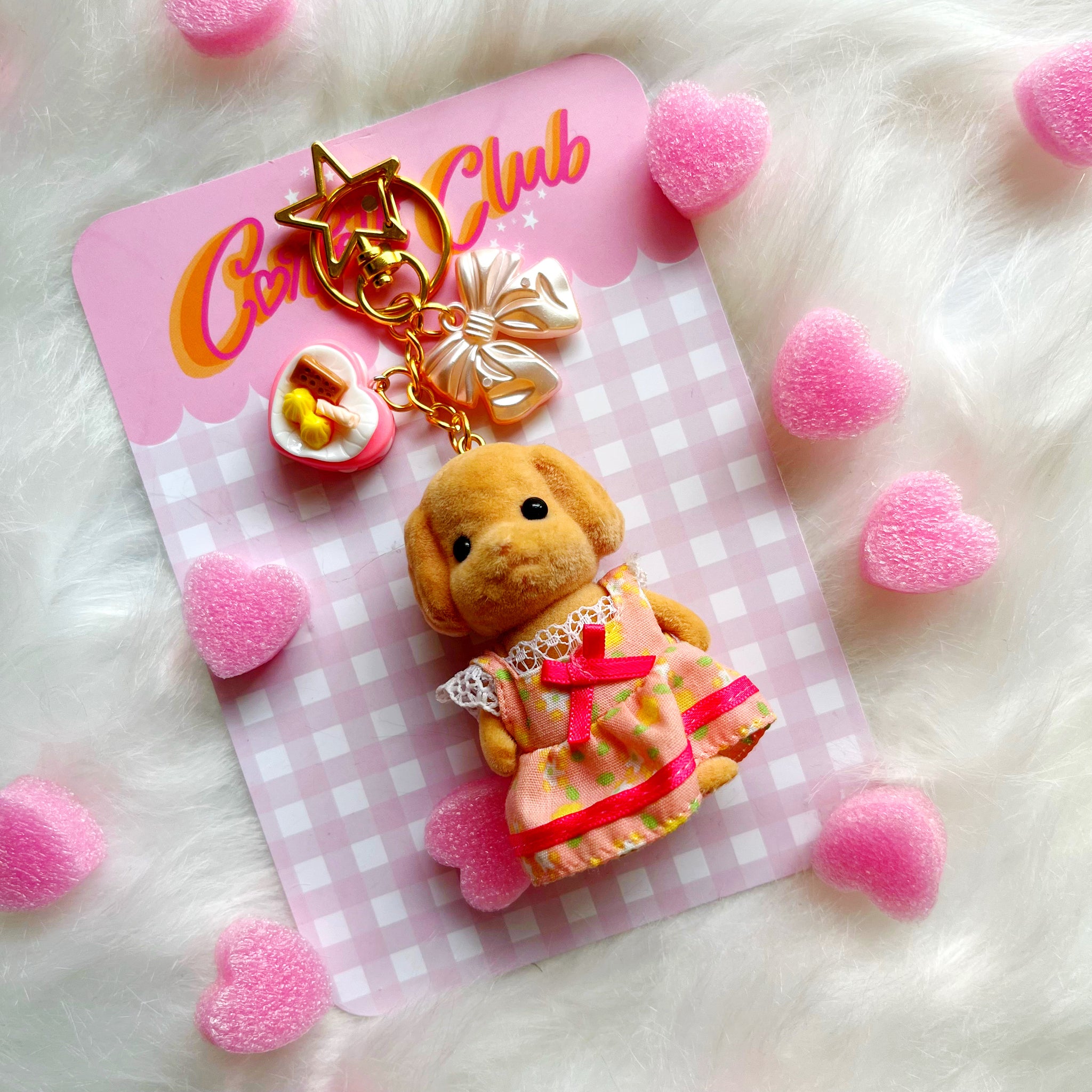 Pink Dog Sylvanian Bag Charm