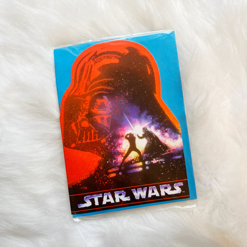 Star Wars Vintage Darth Vader Birthday Card