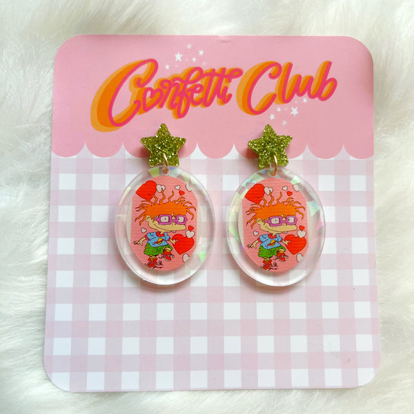Chuckie Glitter Star Earrings