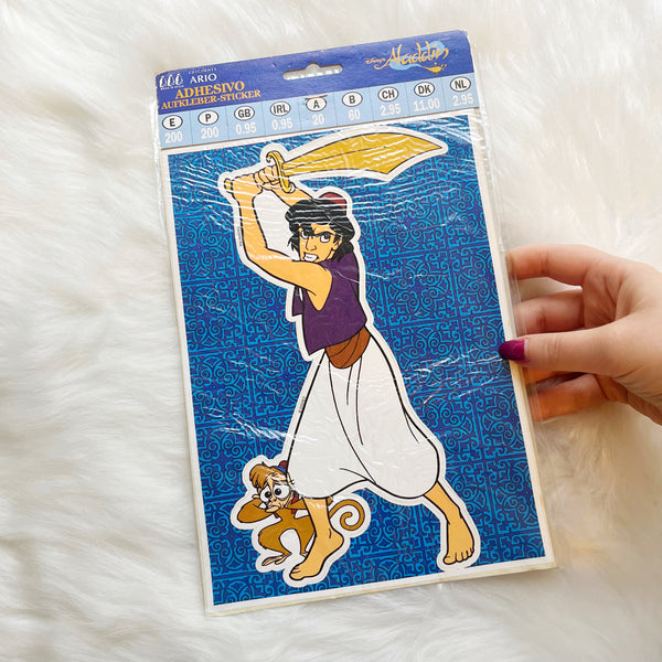 Giant Aladdin Vintage Sticker