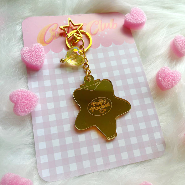 Gold Star Polly Bag Charm