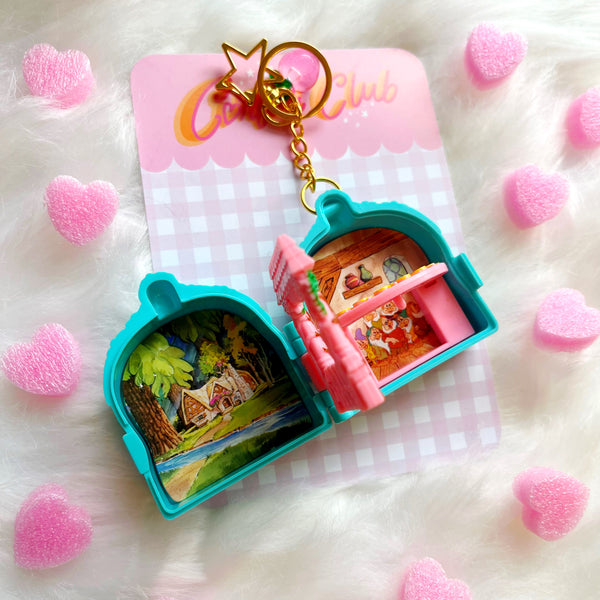 Vintage Snow White Locket Playset Bag Charm